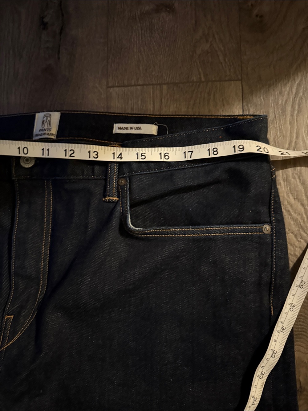 Dark blue jeans by Hiroshi Kato. - Picture 8 of 8